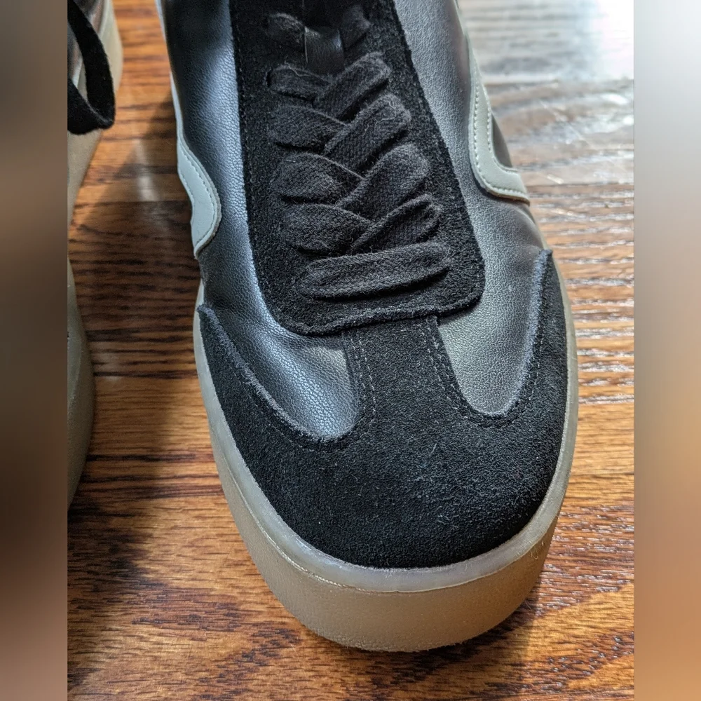 Steve Madden Black and White Women's Sneakers - Picture 6 of 7